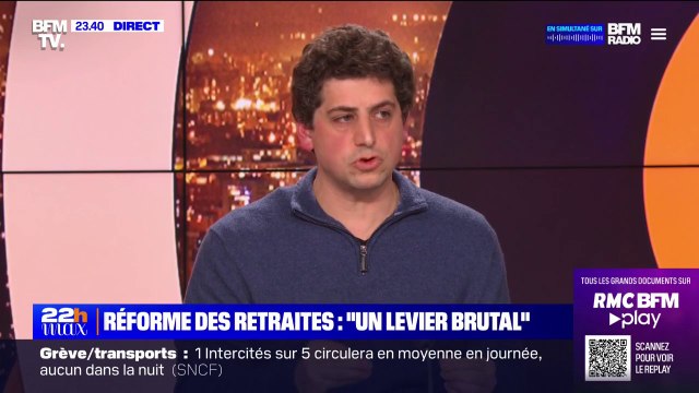 Michaël Zemmour: Dans la plupart des cas, les personnes qui étaient au chômage ou au RSA 2 ans avant la retraite y restent 2 ans de plus du fait du décalage de la retraite