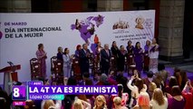López Obrador asegura que la 4T ya es feminista