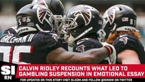 Calvin Ridley Recounts What Led to Gambling Suspension in Emotional Essay