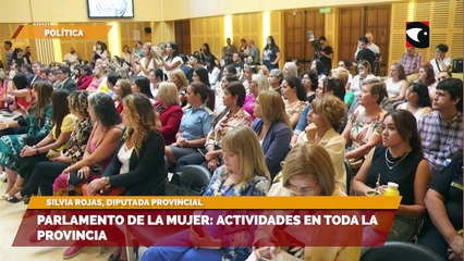 Parlamento de la mujer actividades en toda la provincia