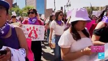 Masivas movilizaciones en México por los derechos de las mujeres y contra los feminicidios