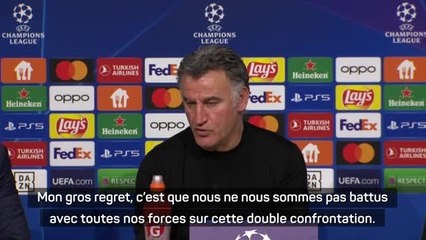 8es - Galtier : "Nous ne nous sommes pas battus avec toutes nos forces"