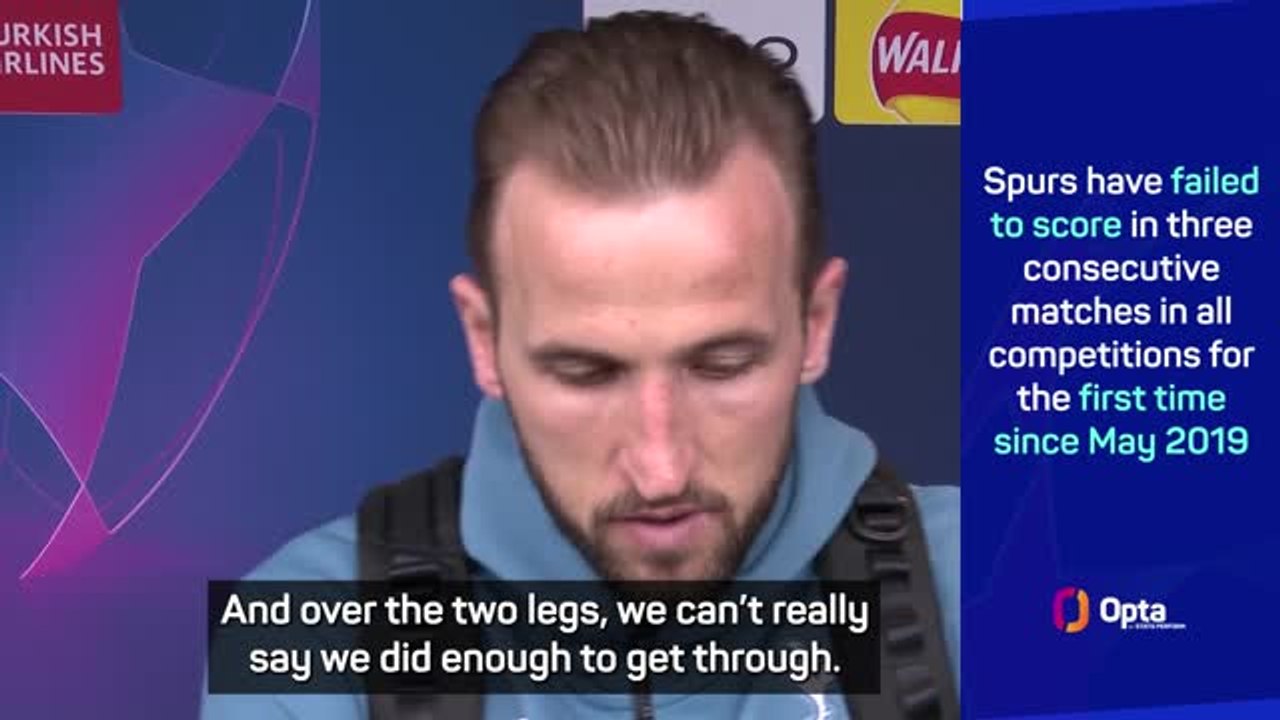 Kane demands Spurs improvements after 'disappointing' UCL exit