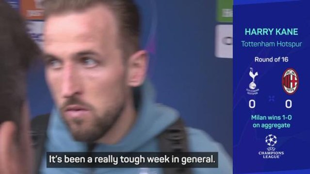 Spurs 'need to improve' after 'disappointing' UCL exit - Kane