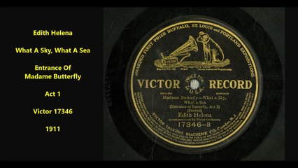 Edith Helena - Entrance Of Madame Butterfly in Act 1 (1911)