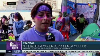 Marcha del 8M en México recordó la lucha contra la discriminación de millones de mujeres indígenas