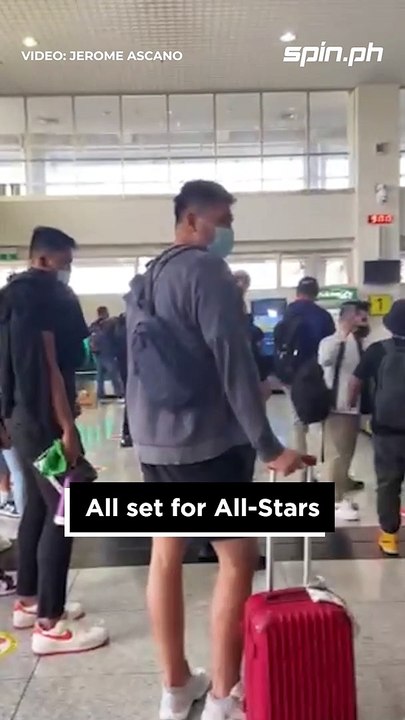 All set for All-Stars: PBA players arrive in Iloilo for the All-Star Weekend