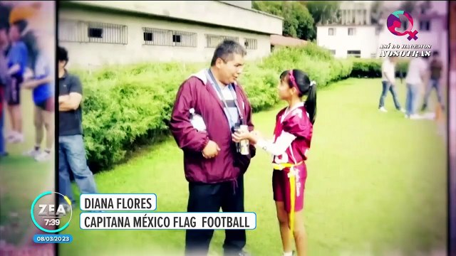 Diana Flores, la jugadora de flag football que traspasó fronteras y rompió estereotipos