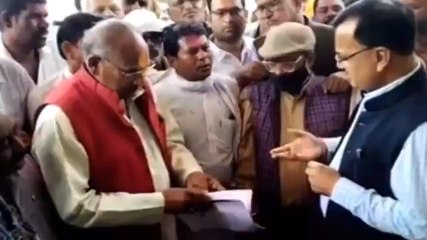 विदिशा: कांग्रेस विधायक ने कलेक्टर को सौंपा ज्ञापन, BJP नेता पर लगाए आरोप