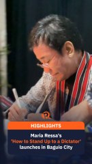 HIGHLIGHTS: Maria Ressa's 'How to Stand Up to a Dictator' launches in Baguio City