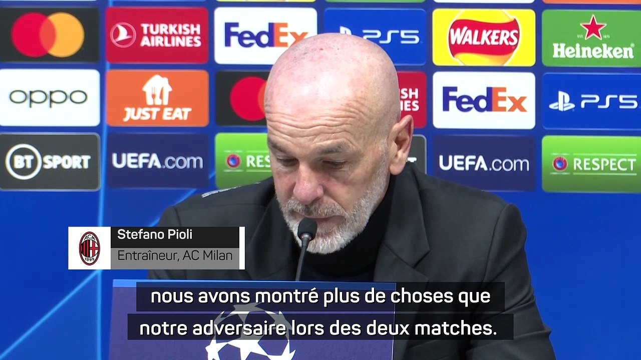Pioli : "Une qualification méritée"