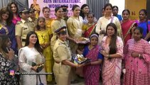 Anushkaa Daas founder Moon Charitable Foundation organised Women's Day Guest Anup Jalota,  Inspector Rajani Salunkhe, Dilip Sen, Vinod Mishra