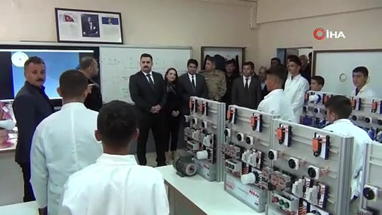 Beytüşşebap’ta geleceğin elektrik ve elektronikçileri bu okuldan