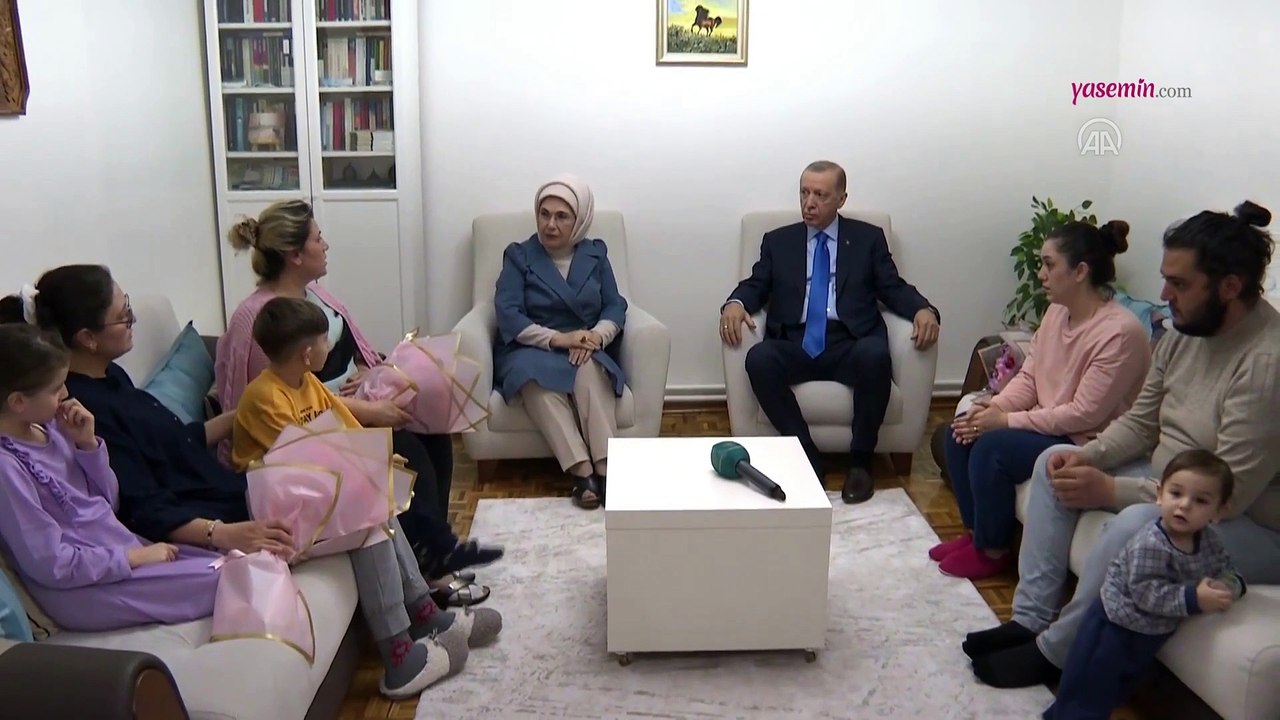 Cumhurbaşkanı Recep Tayyip Erdoğan ve eşi Emine Erdoğan'dan depremzedelere ziyaret!