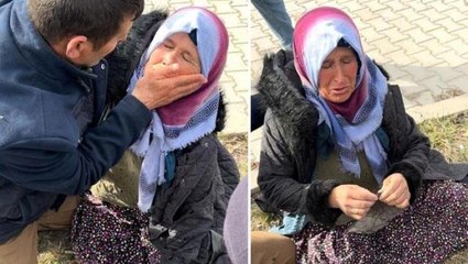 Enkazda 40 bin lira değerindeki altınları bulundu, sevinçle koşarken bayıldı