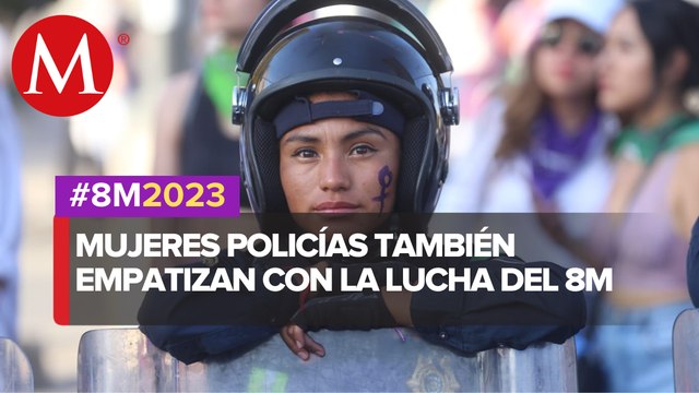 Estamos para cuidarlas, no están solas: mujer policía de CdMx previo a marcha del 8M