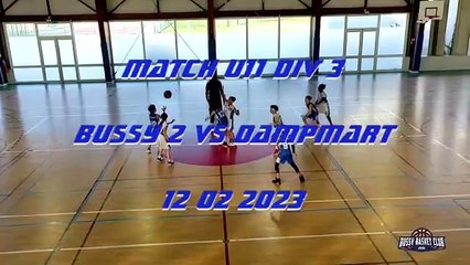 U11 DIV3 : BUSSY Vs DAMPMART