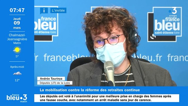 Andrée Taurinya, députée Nupes de la Loire, réagit à l'adoption de l'article 7 de la réforme des retraites au Sénat
