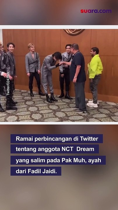Heboh NCT Dream Salim Sama Pak Muh, Warganet: Kpop Makin Aneh