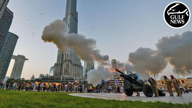 UAE Ramadan cannon fires every day to signal iftar time