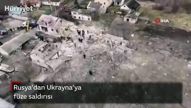 Rusya'dan Ukrayna'ya füze saldırısı