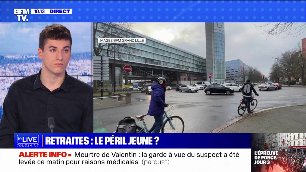 Colin Champion, président du syndicat lycéen "La Voix Lycéenne": "Les lycéens ont bien compris que cette réforme des retraites était la goutte de trop d'un projet de société"