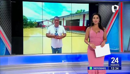 Tumbes: centro educativo termina inundado por lluvias torrenciales