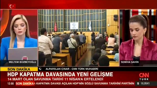 Son dakika... HDP'ye kapatma davası: Sözlü savunma 11 Nisan'a ertelendi