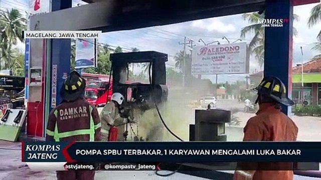 Pompa SPBU Terbakar, 1 Karyawan Mengalami Luka Bakar