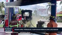 Pompa SPBU Terbakar, 1 Karyawan Mengalami Luka Bakar