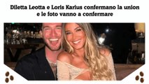 Diletta Leotta e Loris Karius confermano la union e le foto vanno a confermare