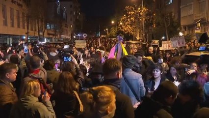 La manifestación del 8M en Estambul termina con violentas cargas policiales