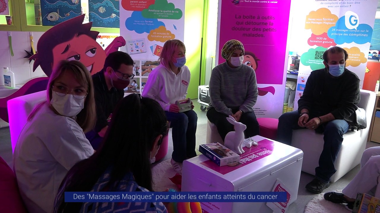 Reportage - Des "Massages Magiques" pour aider les enfants atteints du cancer