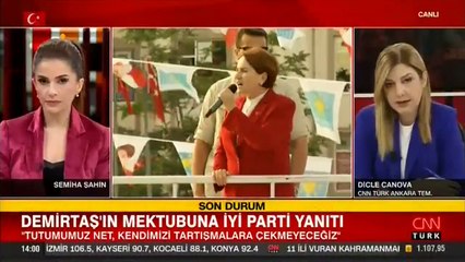 Demirtaş'ın mektubuna İYİ Parti'den yanıt