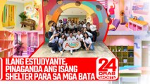 Ilang estudyante, pinaganda ang isang shelter para sa mga bata | 24 Oras Shorts