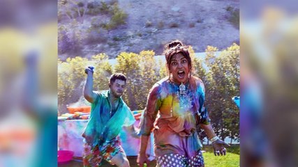 Priyanka Chopra, Nick Jonas celebrate Holi with Preity Zinta