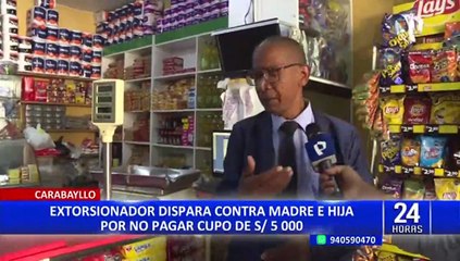 Carabayllo: caen delincuentes que dispararon a madre e hija por no pagar cupo