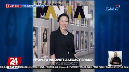 GMA Senior Vice President Atty. Annette Gozon-Valdes, tampok sa cover page ng "The Business Manual" | 24 Oras