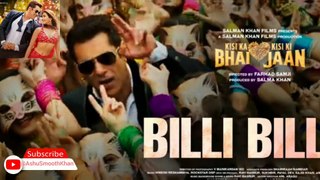 Billi Billi Song Reaction _ Kisi Ka Bhai Kisi Ki Jaan_ Salman Khan_ Pooja H_ Venkatesh_ Sukhbir(1080P_HD)