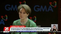 Halaga ng malayang pamamahayag, isa sa mensahe ni US Ambassador to the PH MaryKay Carlson nang bumisita sa GMA Network | 24 Oras