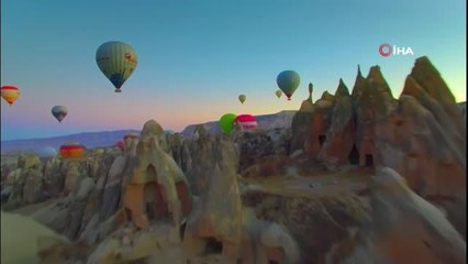 Şubat ayında 11 bin 761 kişi Kapadokya'yı kuş bakışı izledi