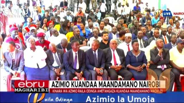 Kinara Wa Azimio Raila Odinga Ametangaza Kuandaa Maandamano Machi 20