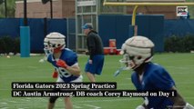 Gators 2023 Spring Camp: DC Austin Armstrong, DB Coach Corey Raymond