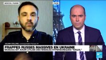 Frappes russes en Ukraine : Moscou dit avoir utilisé des missiles hypersoniques 