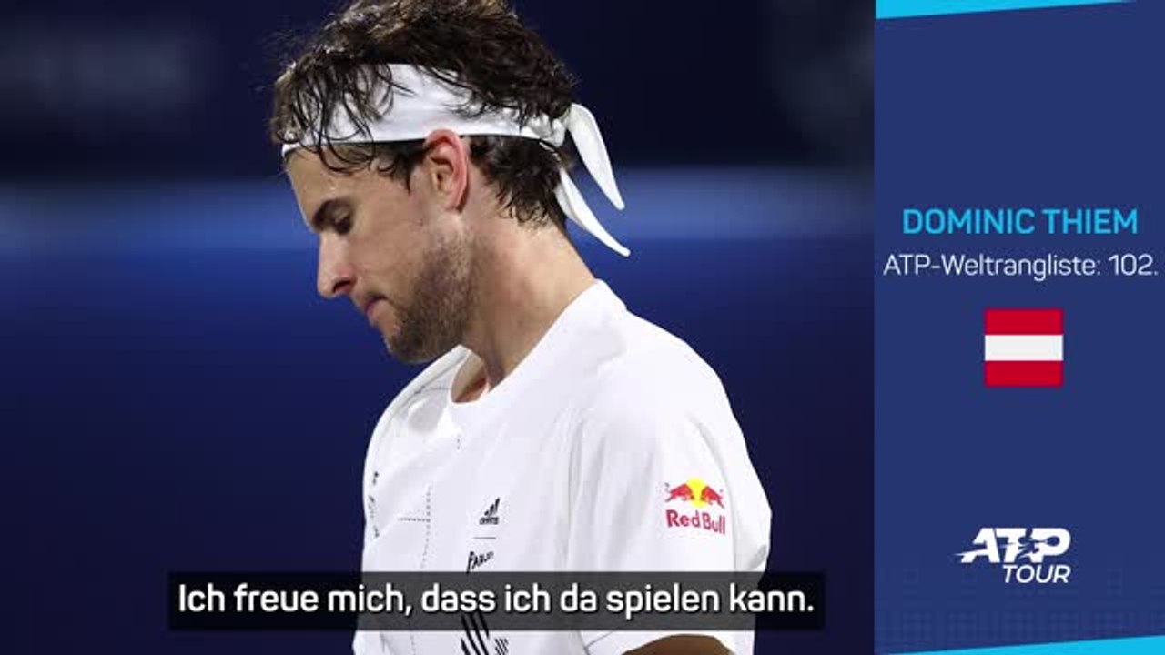 Thiem: Verletzung "natürlich im Hinterkopf"