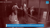 Entraron con una llave y robaron en un edificio de Plaza Moreno