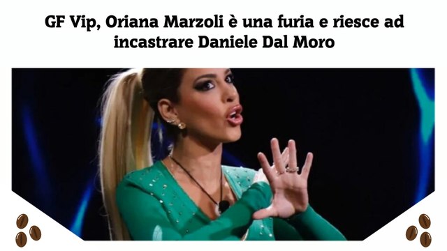 GF Vip, Oriana Marzoli è una furia e riesce ad incastrare Daniele Dal Moro