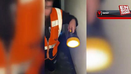 Hatay’da enkaz altında kalan kediye 31 gün sonra ulaşıldı