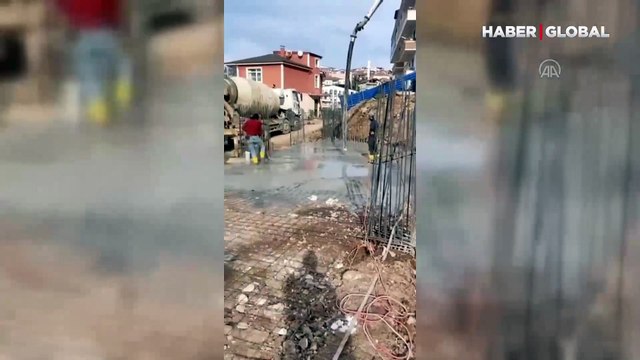 İnşaat temelindeki kirişlerin toprakla doldurulduğu iddiası tepki çekti! İnceleme başlatıldı