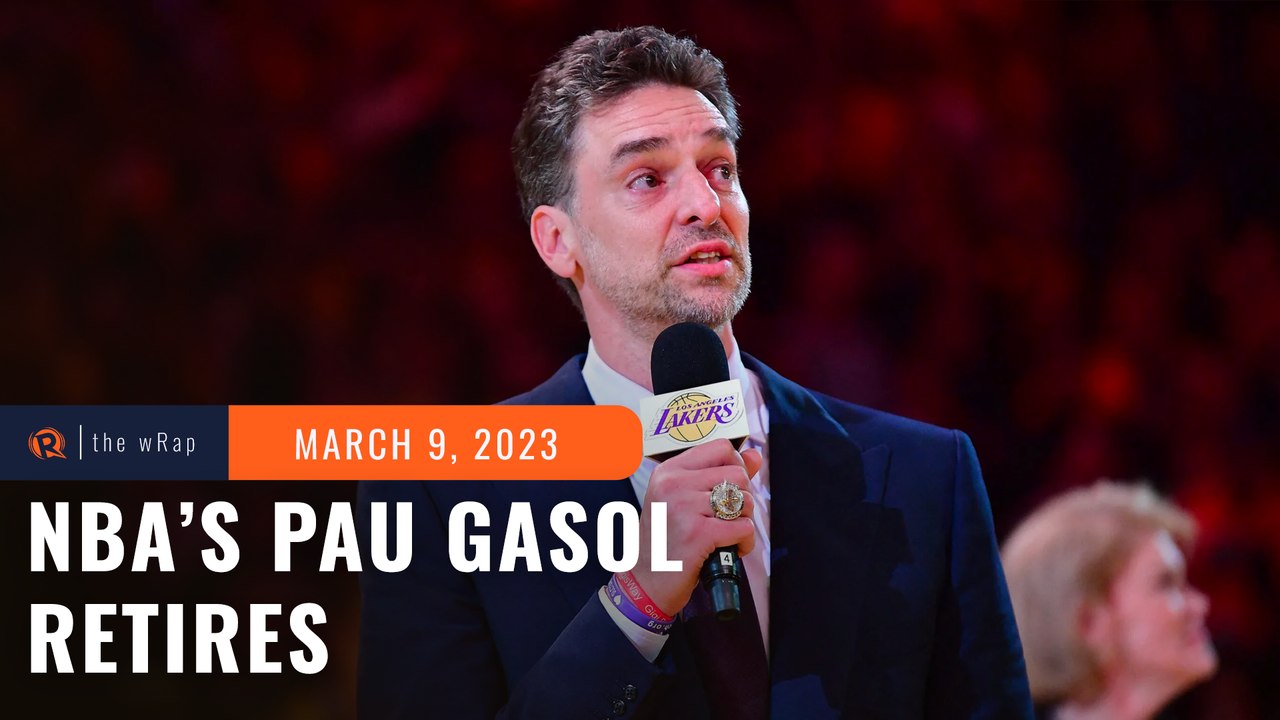 Pau Gasol emotional as Lakers retire his No. 16 next to Kobe’s jerseys